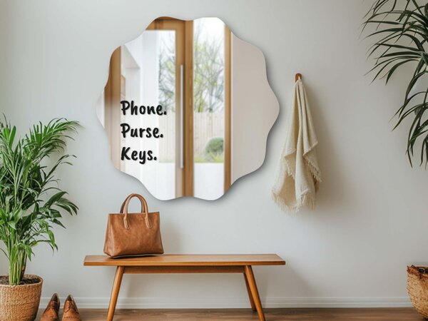 Стикер за огледало S31 – Phone. Purse. Key