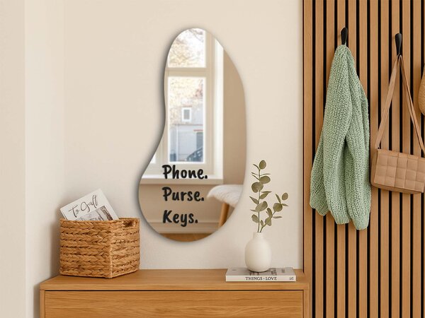 Стикер за огледало S31 – Phone. Purse. Key