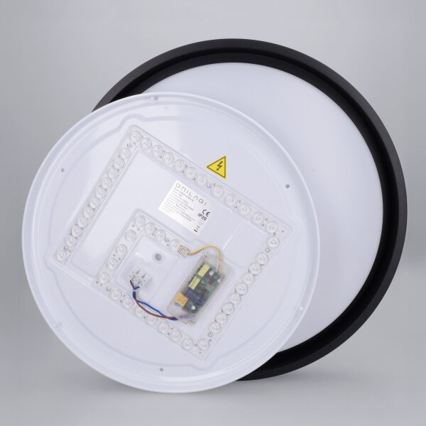 Brilagi - Димируемо LED осветително тяло MATTEO LED/48W/230V 3000-6500K Ø 41 см черно +ДУ