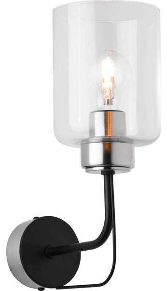 Jupiter 1885 - Настенна лампа CERES 1xE27/15W/230V матов хром/черен