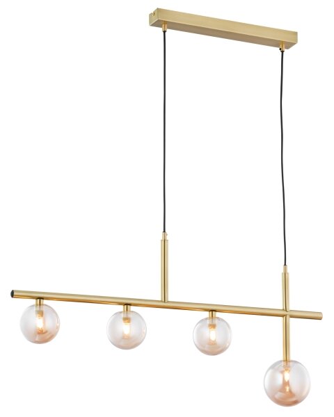 Jupiter 1899 - Полилей на кабел NEPTUN 4xG9/14W/230V златен