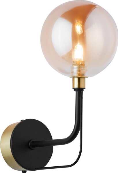 Jupiter 1887 - Аплик ERIS 1xG9/14W/230V златист/черен/опушено бежово