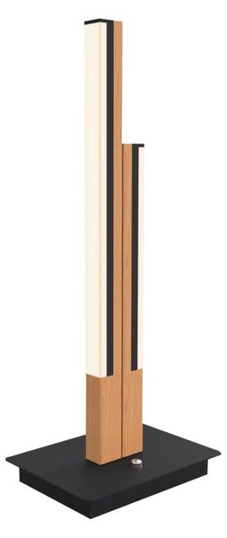 Wofi 8031-206 - LED настолна лампа PALERMO LED/10,5W/230V каучуково дърво