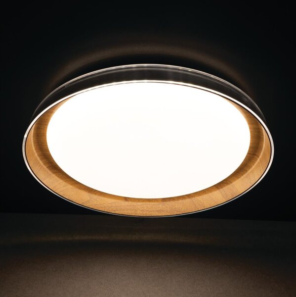 Kanlux 37317 - LED Плафониера NIFU LED/17,8W/230V Ø 43 см бял/кафяв