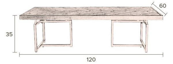 Масичка за кафе , 120 x 60 cm Class - Dutchbone