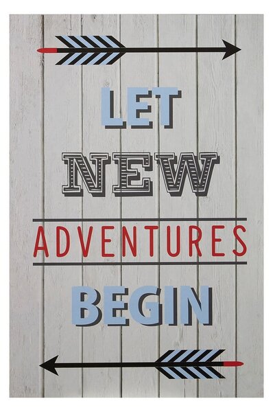 Детска картина 30x45 cm Let New Adventures Begin - Premier Housewares