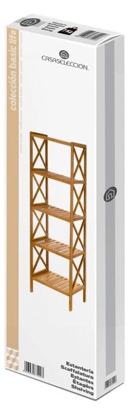 Бамбукова етажерка за баня в естествен цвят 36,5x153 cm - Casa Selección