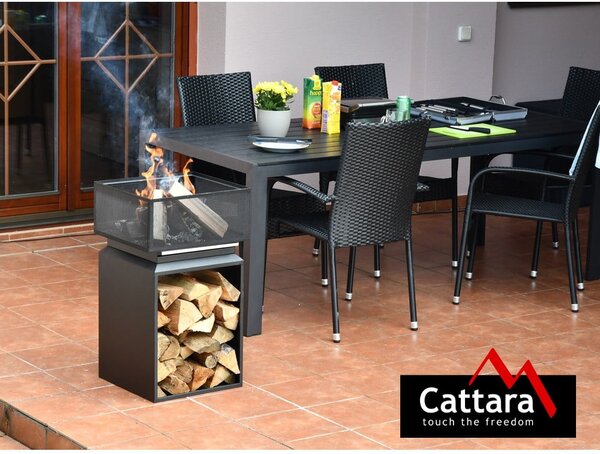 Камина от неръждаема стомана Cube - Cattara