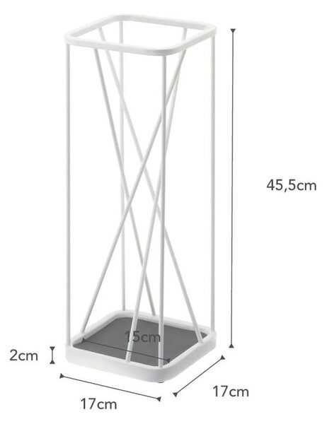 Бяла стойка за чадъри Square - YAMAZAKI