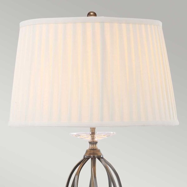 Elstead AG-TL-AGED-BRASS - Настолна лампа AEGEAN 1xE27/60W/230V бронзова