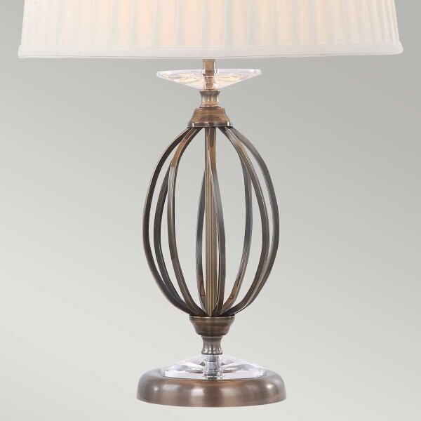Elstead AG-TL-AGED-BRASS - Настолна лампа AEGEAN 1xE27/60W/230V бронзова