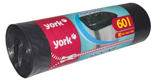 York Торби за смет Strong, 60 L, 10 броя