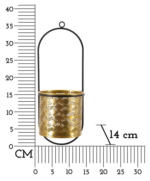 Метална стойка за цветя ø 14 cm (височина 37 cm) Hong – Mauro Ferretti