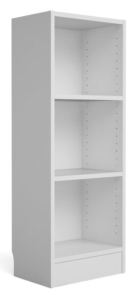 Бял шкаф за книги 41x107 cm Basic - Tvilum