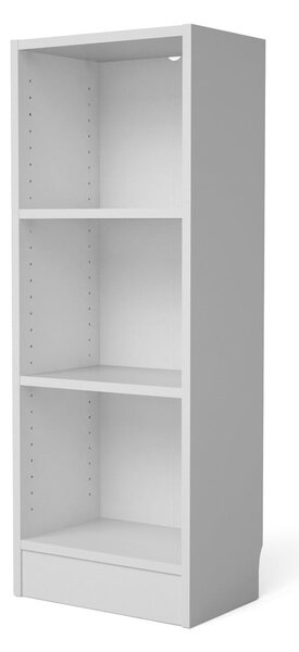 Бял шкаф за книги 41x107 cm Basic - Tvilum