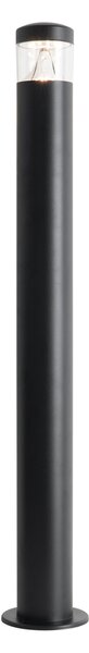 Модерна външна лампа черна 80 см IP44 с LED - Roxy