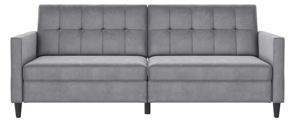 Светлосив кадифен диван 203 cm Hartford – Støraa