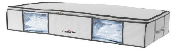 Комплект от 2 бели кутии за съхранение под леглото с вакуумна опаковка XLarge Underbed , 105 x 15,5 cm Life - Compactor