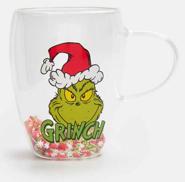 Sinsay - Коледна чаша с двойно дъно и цветни конфети Grinch - многоцветен