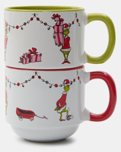 Sinsay - Комплект чаши с коледен мотив 2 pack Grinch - многоцветен