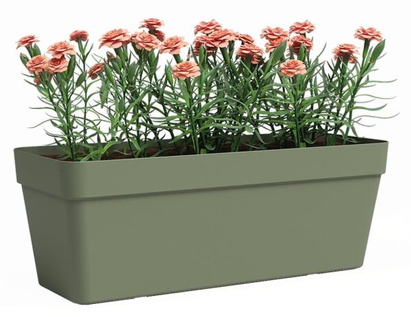 Самополиваща се саксия за цветя от рециклирана пластмаса 50 cm Capri – Artevasi