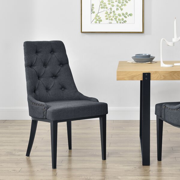 Dining Chair Chester 100x53x60 cm Dark Grey