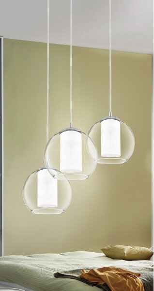 EGLO 92762 - Висящи лампи BOLSANO 3xE27/60W