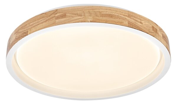 Osram -LED Димируемо таванно осветително тяло MARIANO LED/36W/230V Ø 51 cm дъб/бял