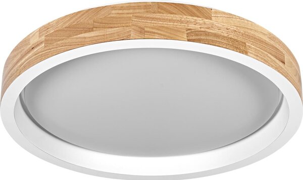 Osram - LED димируемо таванно осветително тяло MARIANO LED/24W/230V Ø 41 см дъб/бял