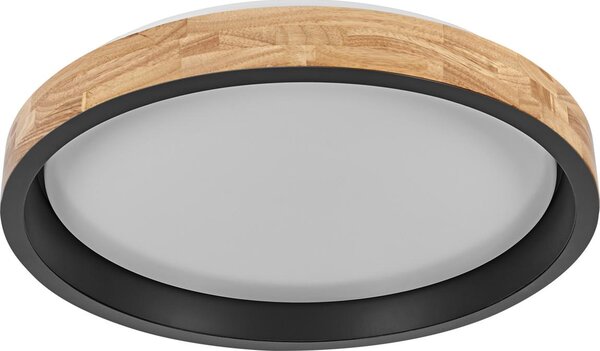 Osram -LED Димируемо таванно осветително тяло MARIANO LED/36W/230V диаметър 51 см дъб/черен