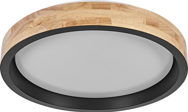 Osram -LED Димируемо таванно осветително тяло MARIANO LED/24W/230V Ø 41 см дъб/черен