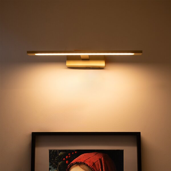 Стенна лампа месинг 41,5 см с LED IP44 - Jerre