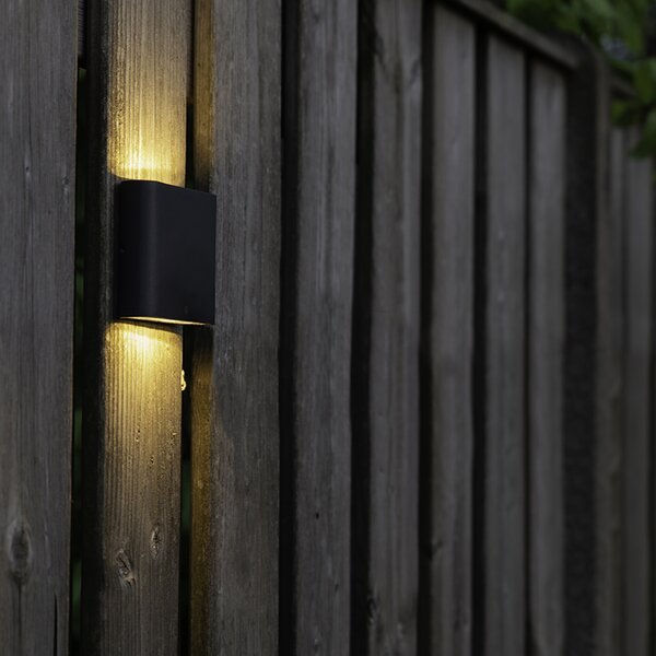 Стенна лампа антрацит 11,5 см с LED IP65 - Batt