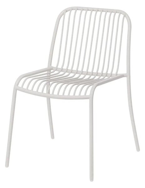 Светлосив градински стол метален Yua Wire – Blomus