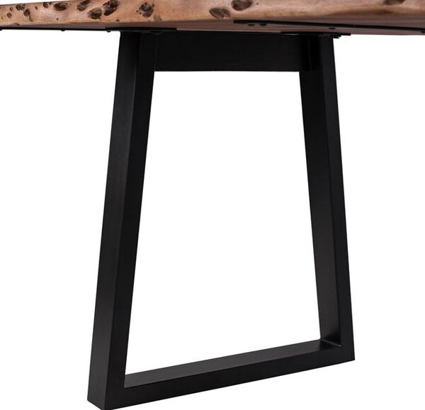 Трапезна маса MONTANA масивна акациева дървесина 200x95x78