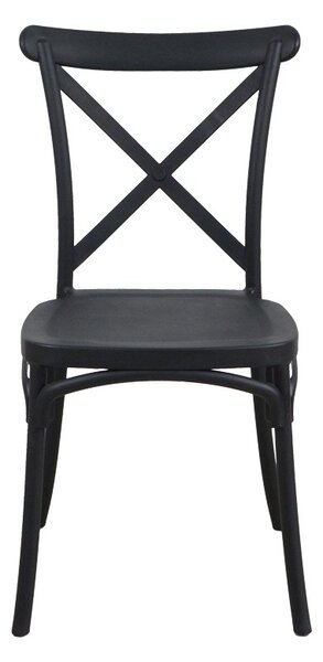 Градински стол Crossie Pako Pako World Black 38x46.5x82 cm