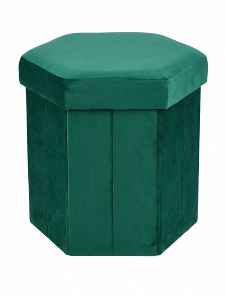 Sinsay - Табуретка с място за съхранение и мека тапицерия - тъмнозелено