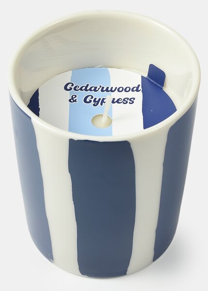 Sinsay - Ароматизирана свещ Cedarwood & Cypress - cин