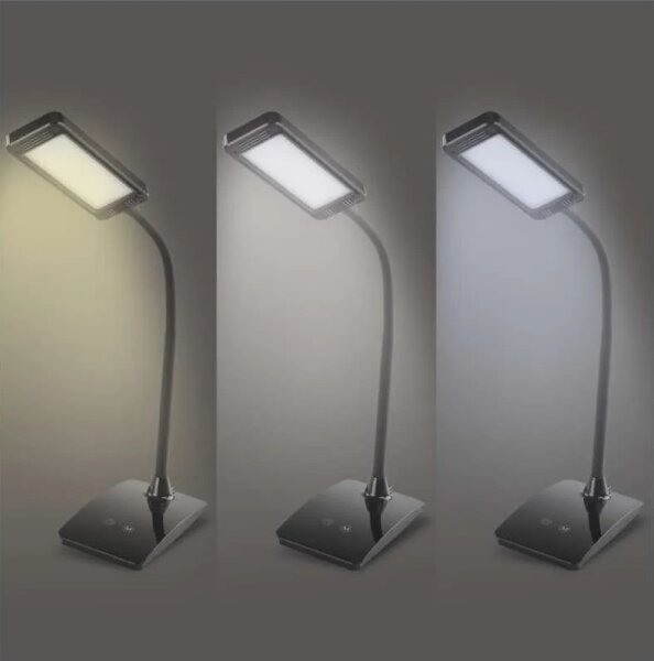 Димируема LED настолна лампа EDDY LED/6W/230V 3000/4500/6800K черна
