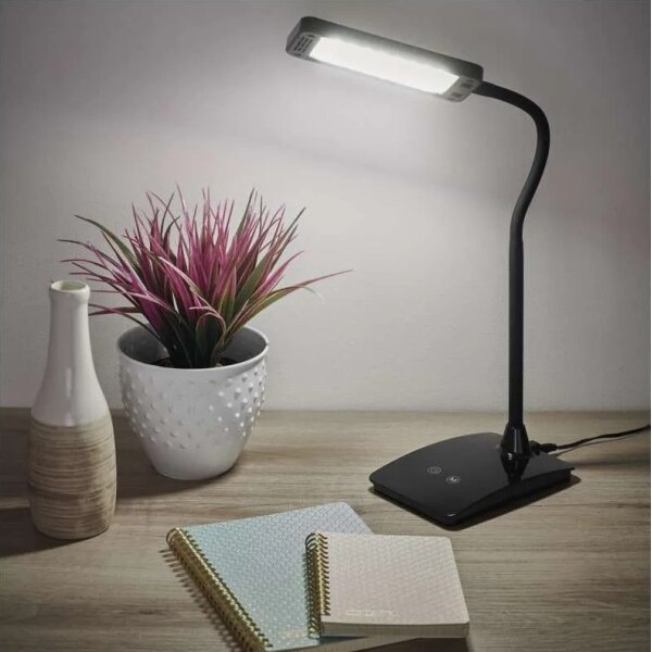 Димируема LED настолна лампа EDDY LED/6W/230V 3000/4500/6800K черна