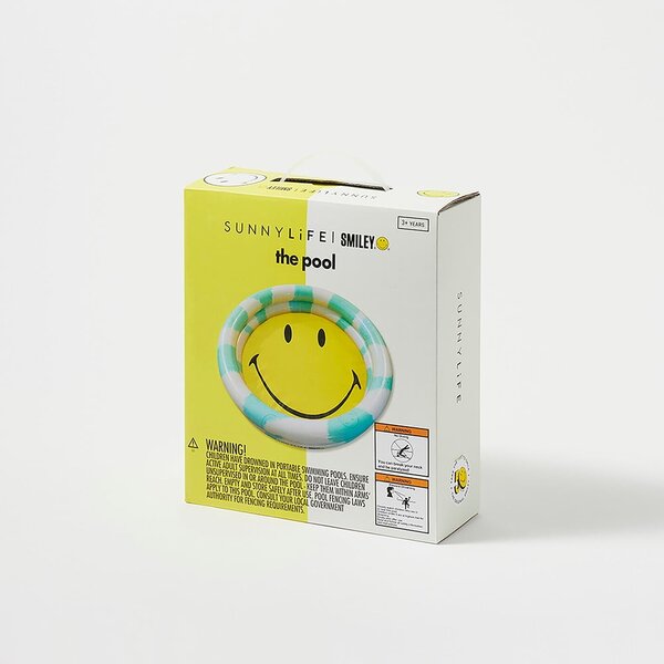 Надуваем басейн , ø 165 cm Smiley - Sunnylife
