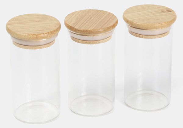 Sinsay - Комплект кутии за съхранение на храна с капаци 3 pack - clear