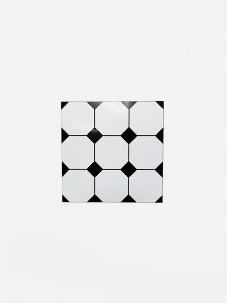 Sinsay - Комплект декоративни самозалепващи се стенни стикери 10 pack - бял