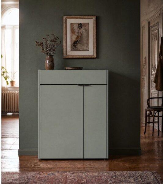 Светлозелено шкафче 82x102x22 cm Ameca – Germania
