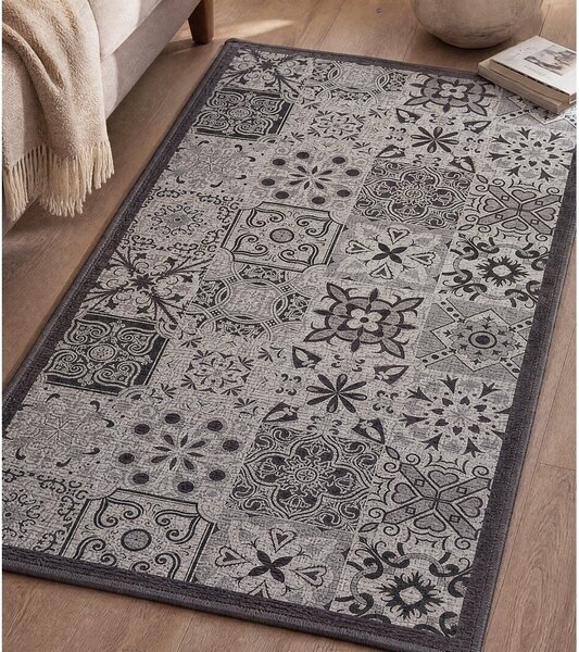 Сива пътека подходяща за пране 50x120 cm Persane – douceur d'intérieur