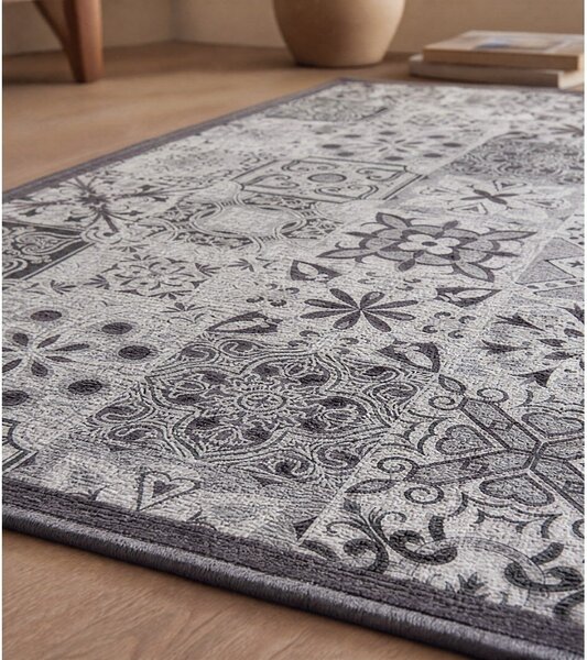 Сива пътека подходяща за пране 50x120 cm Persane – douceur d'intérieur