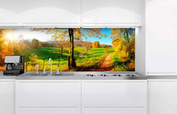 Фототапет за кухня - ливада 180 x 60 см