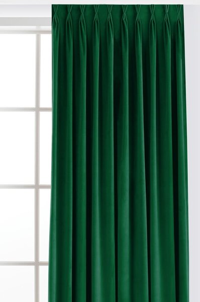 Зелена затъмняваща завеса 140x175 cm Velto – Filumi