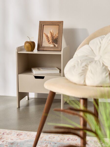 Sinsay - Шкаф с чекмедже и отворен рафт - бежово
