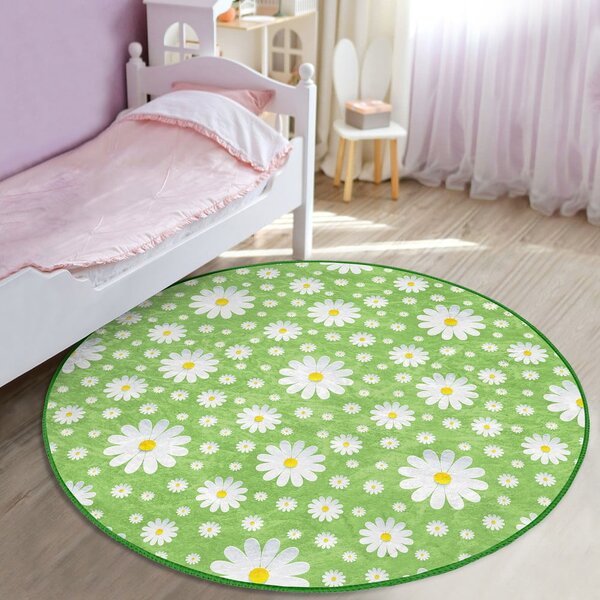 Зелен детски килим ø 80 cm Comfort - Mila Home